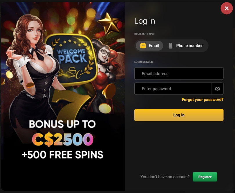 Log In Online Casino Slots City